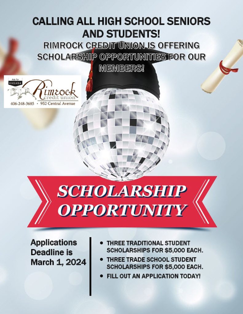 Rimrock scholarship flyer